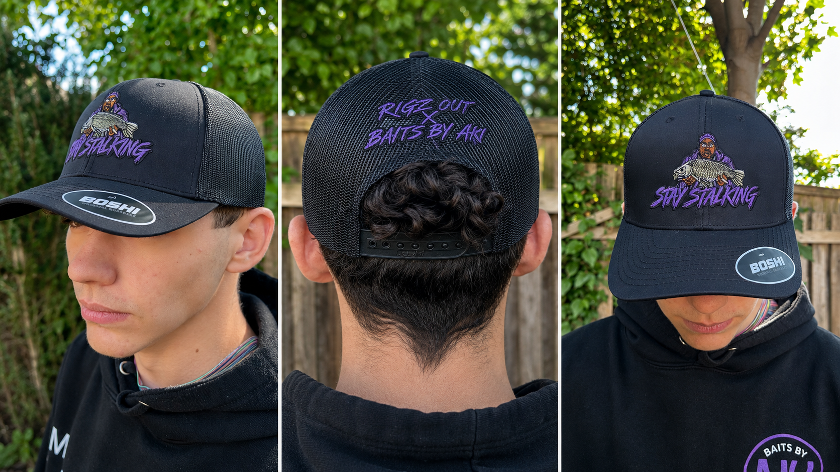 Stay Stalking Trucker Cap – Baits By AKI × Rigz Out