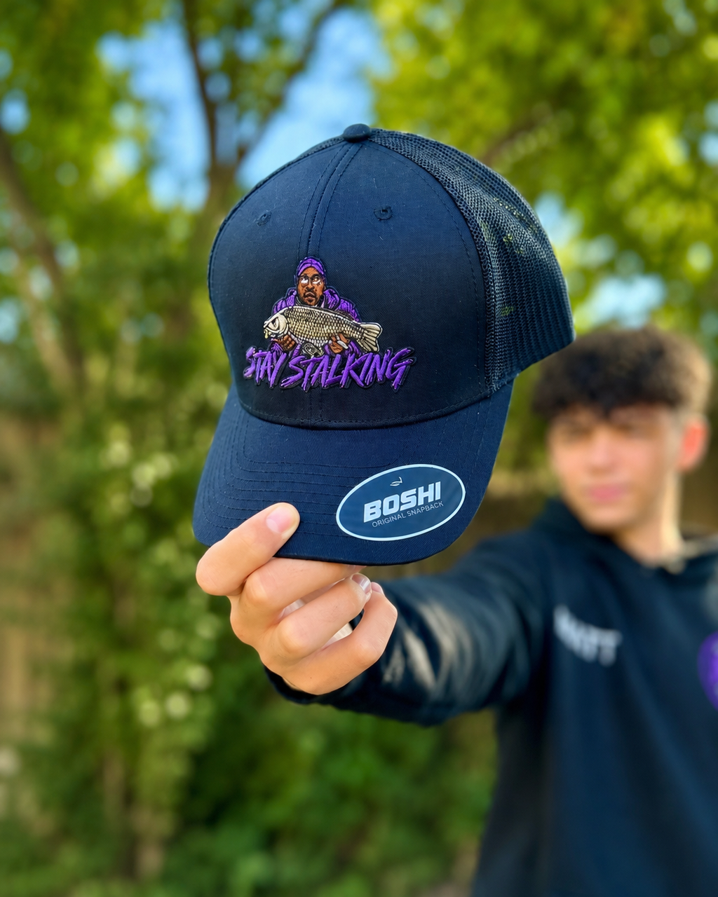 Stay Stalking Trucker Cap – Baits By AKI × Rigz Out